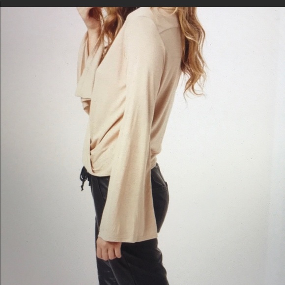 Blue Life Long Sleeve Flowy Top - Picture 3 of 4